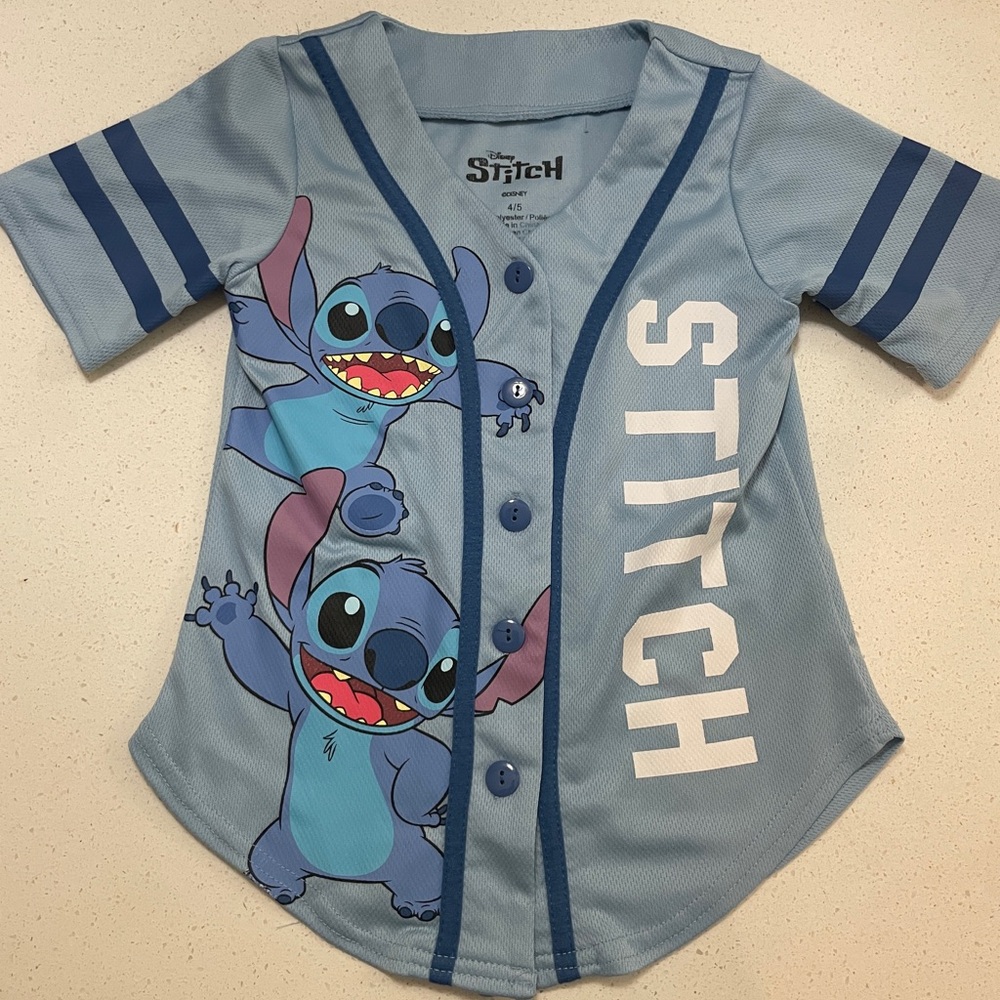 Kids Baseball Shirt - Blue